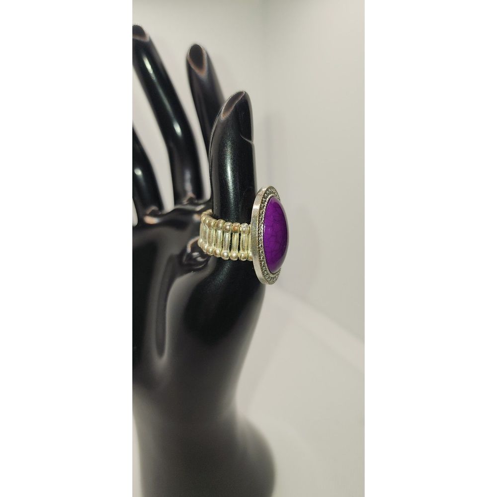 Various Rings Costume Jewelry, Statement Rings, Gold Tone Rings, Gemstone Rings - Picture 3 of 7